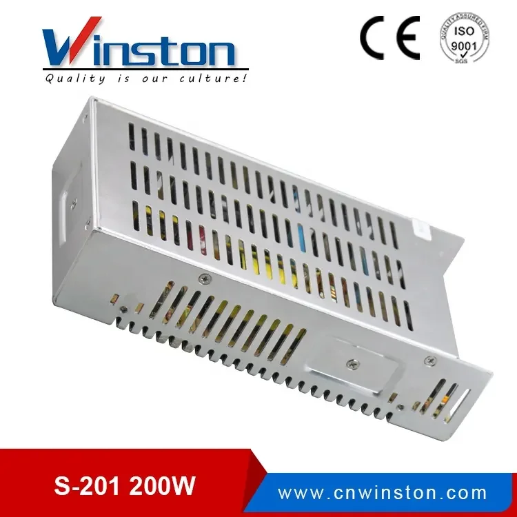 S-201 intelligent 200W 5V 12V 15V 24V 36V 48V Single LED Driver