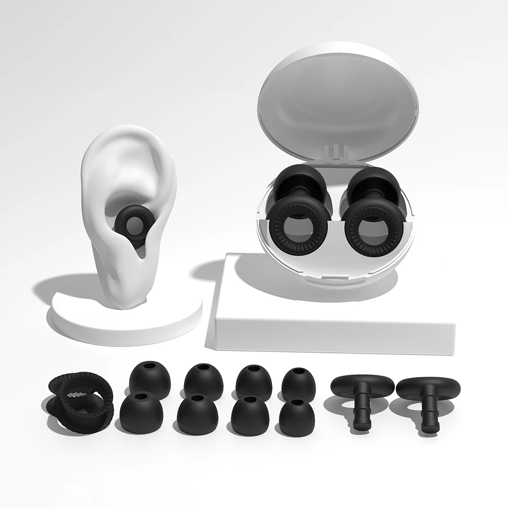 4 Pairs Xs S M L Earbud Heads Hearing Protection Sleep Noise Canceling Earbuds Party Bar Concert Noise Canceling Earbuds