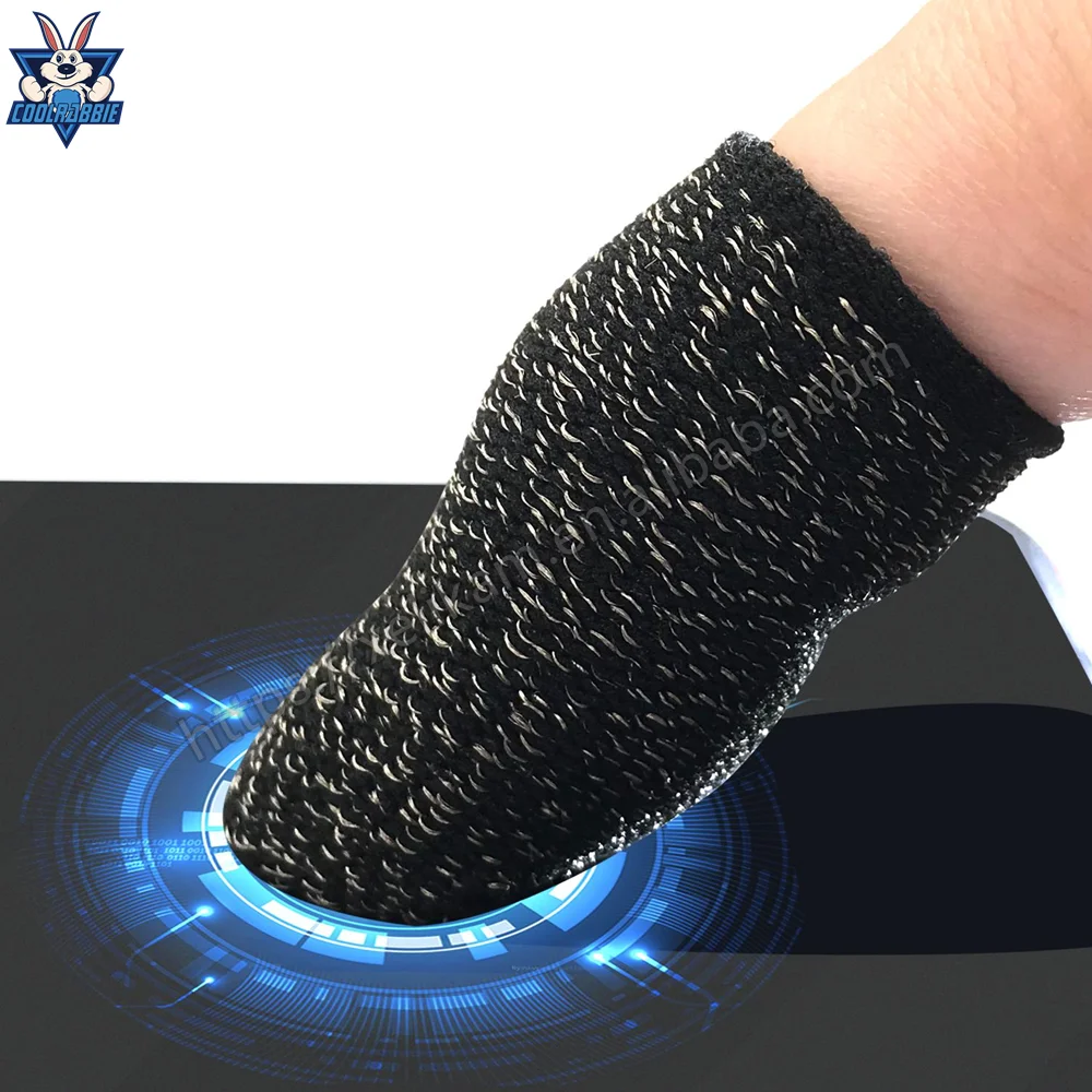 2023 Factory For PUBG Finger sleeve Anti-Sweat Fingertips Smartphone Touch Screen Finger Ttips Mobile Gaming Finger Sleeve