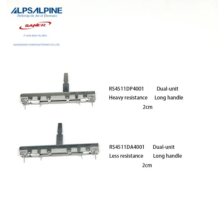 ALPS RS45 Series Travel 45mm length 60mm 10K 1B  used for audio mixer yamaha Slide potentiometers fader