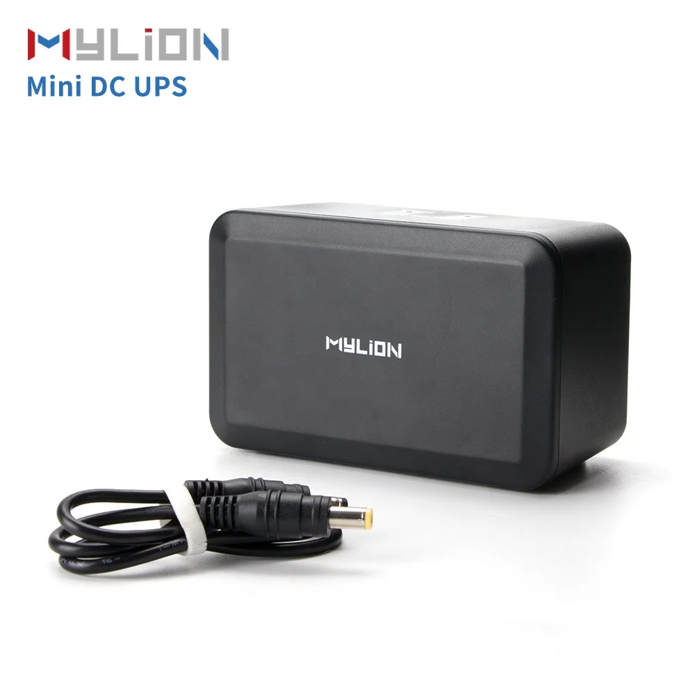 Mylion MU48 30 Втч 8 Ач 7 часов мини-ИБП 12 вольт перезаряжаемая батарея Резервный источник постоянного тока 2 а для