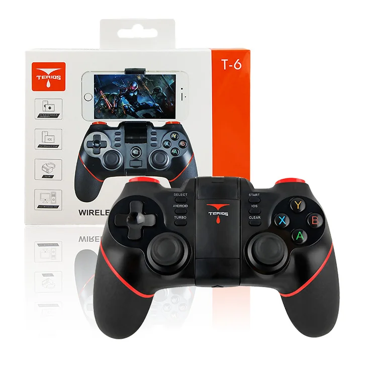 2.4g Wireless Gamepad T6 Mobile Game Controller Joystick For Smart Tv/tv Box/ Ps3