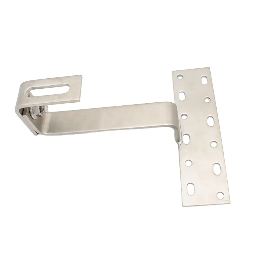 Directly supplier solar panel mount bracket kit solar mounting structure tile roof hook adjustable solar mounting roof flat hook