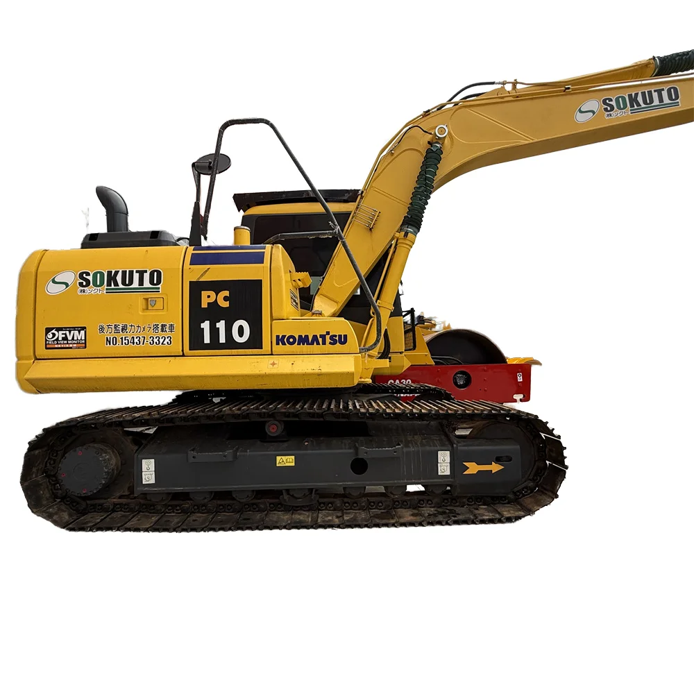 Экскаватор Komatsu PC110-7 используется Япония pc110-7 гусеничный экскаватор высокого качества на продажу