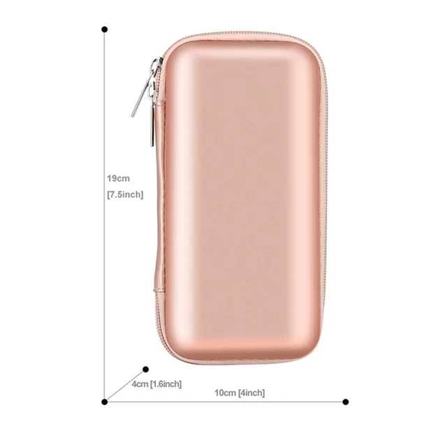 Shockproof Portable Wall Charger USB Adapter Cable Case EVA Travel Gadgets Bag Carring Case For Power Bank