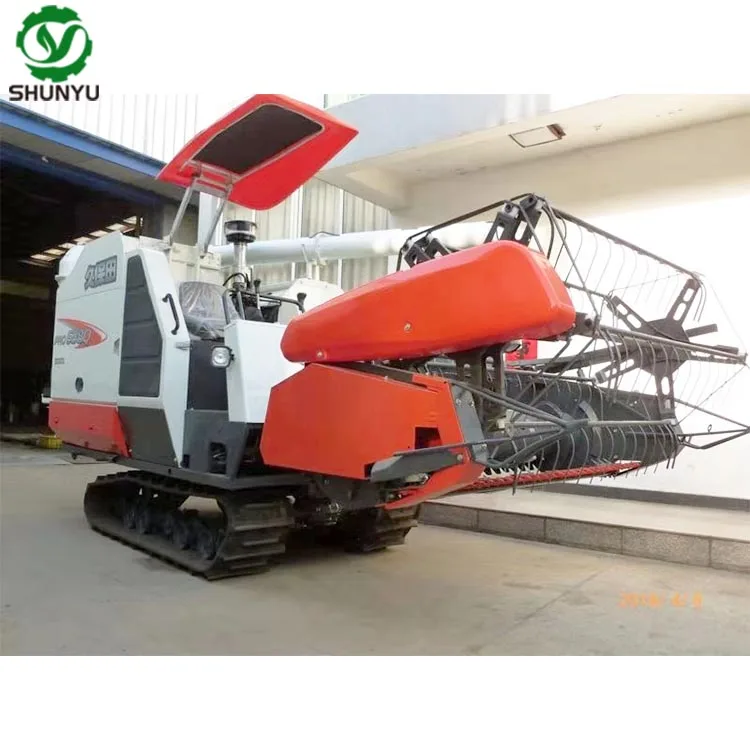 high quality used Japan KUBOTA PRO688Q rice combine harvester