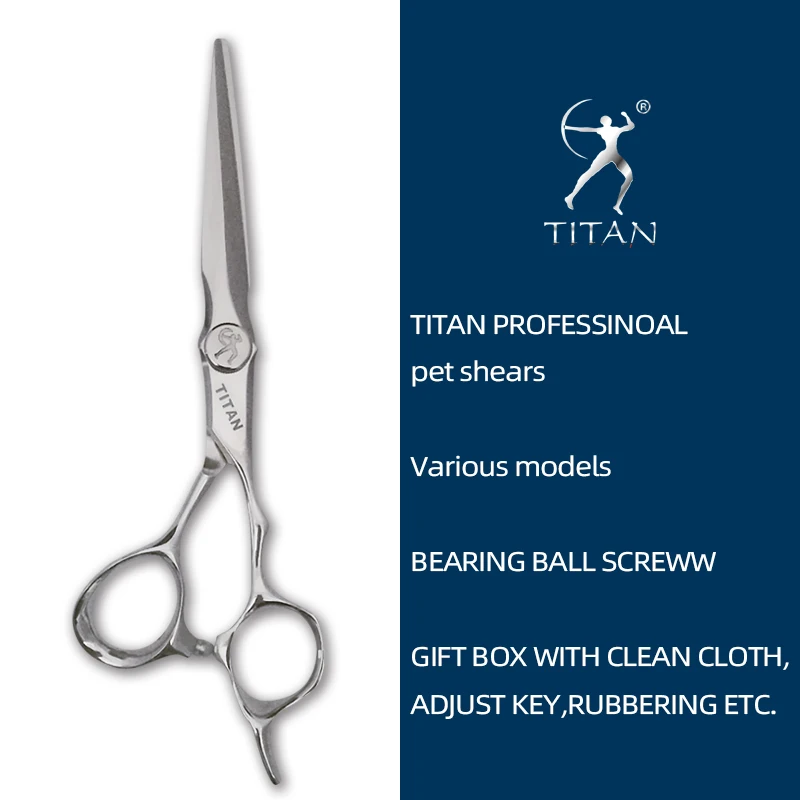 440C steel 6inch beard ball screw barber scissors Professional hair scissors