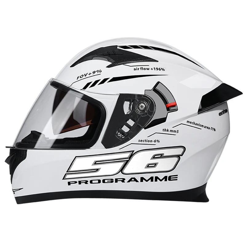 Dot certified two visors ABS full face helmet Customized Universal motorcycle helmets