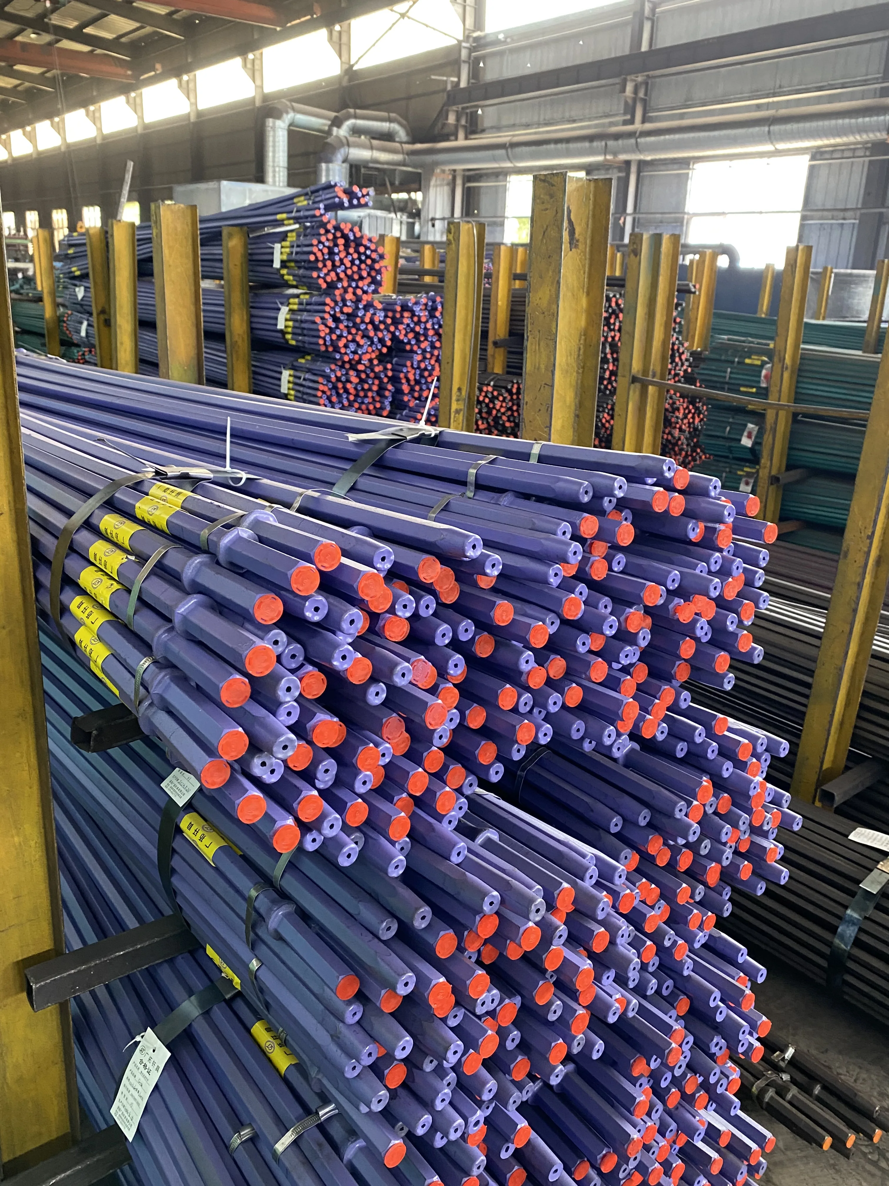 china factory wholesale small hole drilling rod manufacturer Rock Tools h22 h25 108mm Tapered Drill Rod