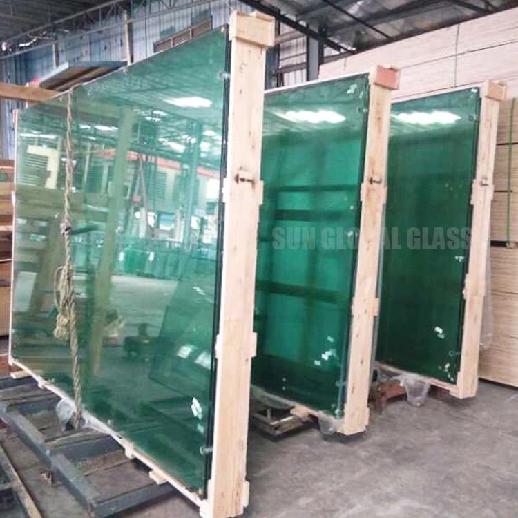 44.2 Clear Laminated Glass 8.76mm PVB Double Layers Glass 4+0.76+4mm Clear Building Safety Glass Factory
