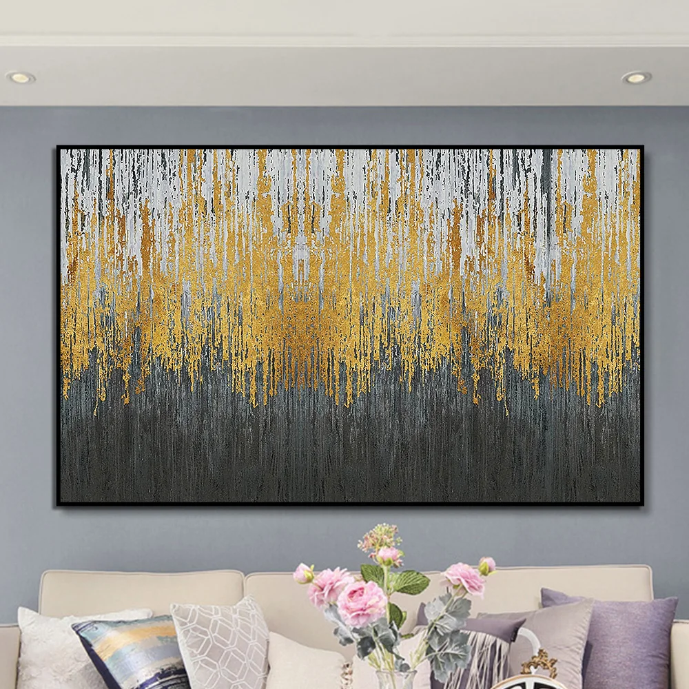 Luxury Abstract Painting Wall Art Decoration Hot Sale Abstract Arts Oil Painting For Living Room