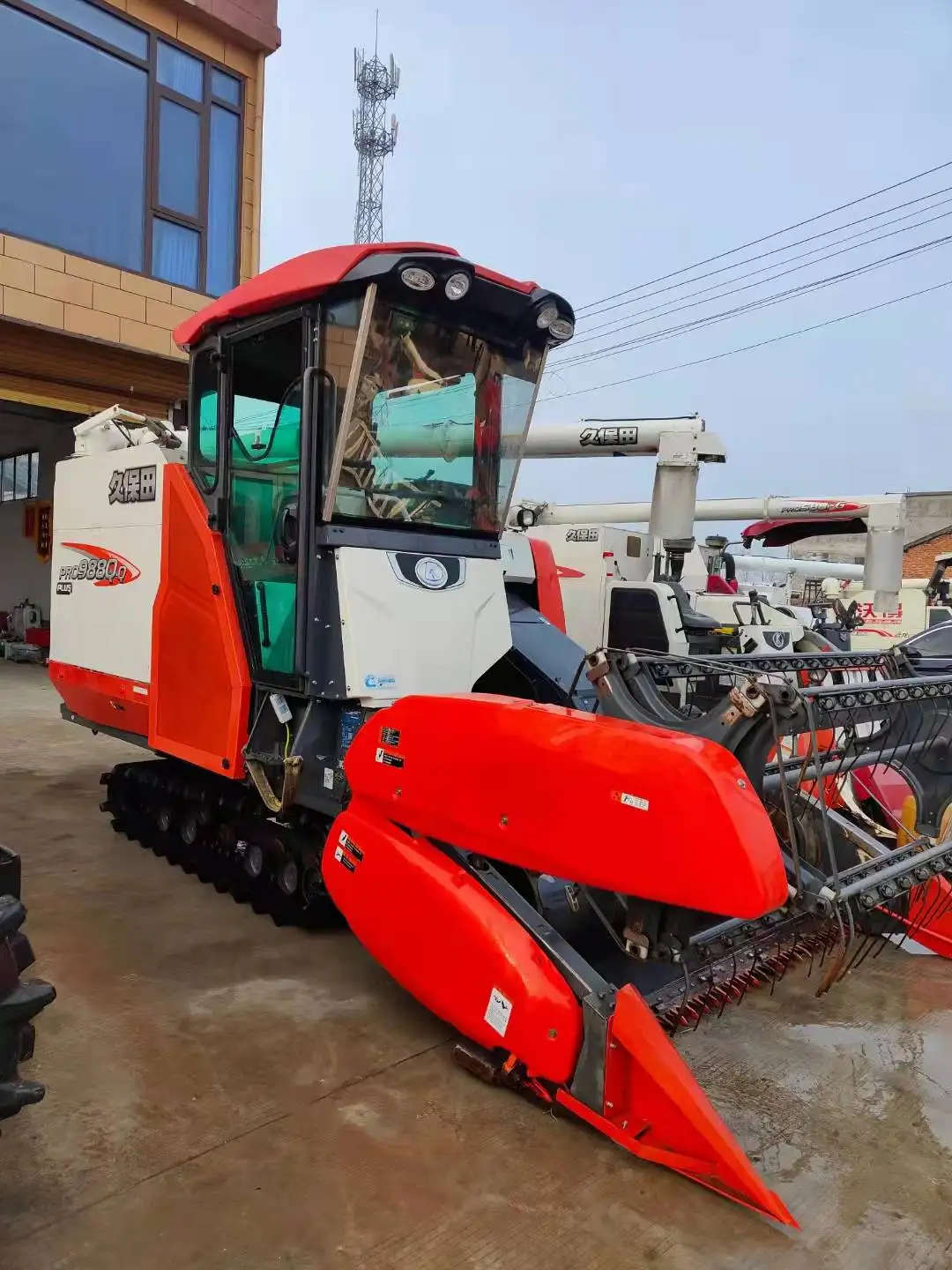 Direct Selling Kubota Japan Price Lovol Combine Silage Harvester Pro988 with cabin