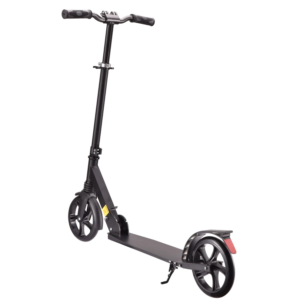 Китайский завод, высокое качество, 2 больших колеса из искусственной кожи, складной скутер, 200 ножная педаль, скутер для взрослых