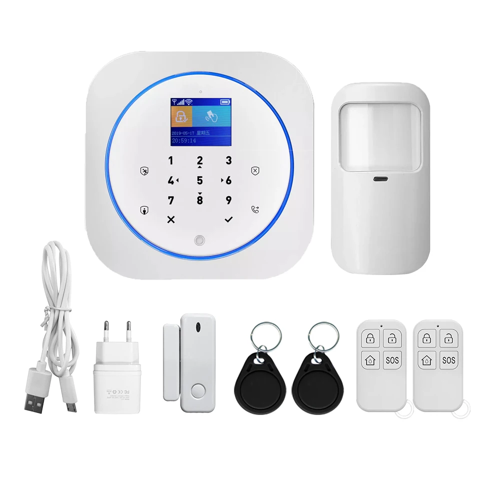 Tuya alarm system, smart home tuya, tuya alarm panel T1-AP-30A
