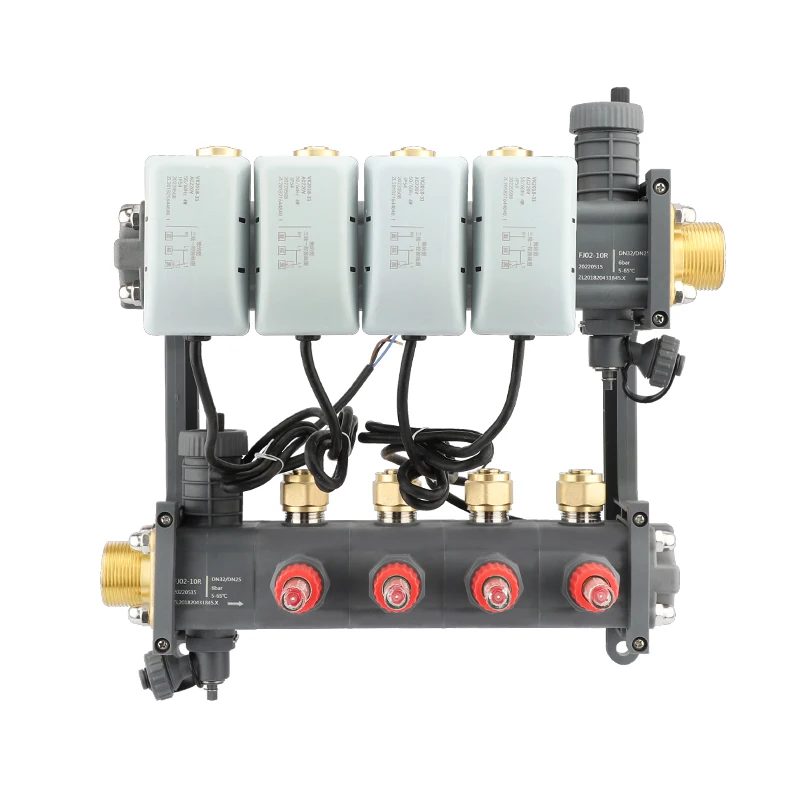 Hot Sell 2-10 Plastic Water Circulation Pipe Collector Radiation Floor Heating System and Mixing Valve