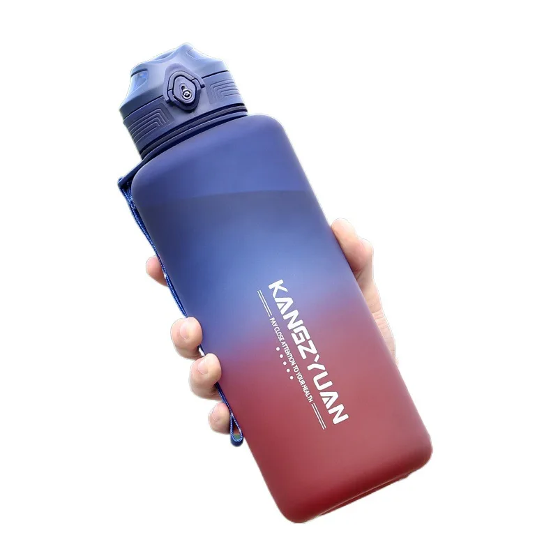 Frosted Plastic Water Cup Outdoor Bicycle Riding Kettle Sports Fitness Space Cup Mountaineering Water Bottle