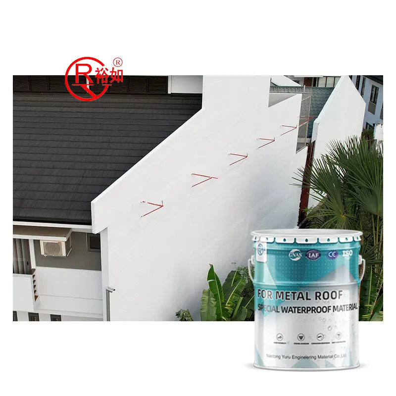 Yu Ru Waterproofing Materials Waterproof Roof Coating Paint Acrylic Waterproof Coating