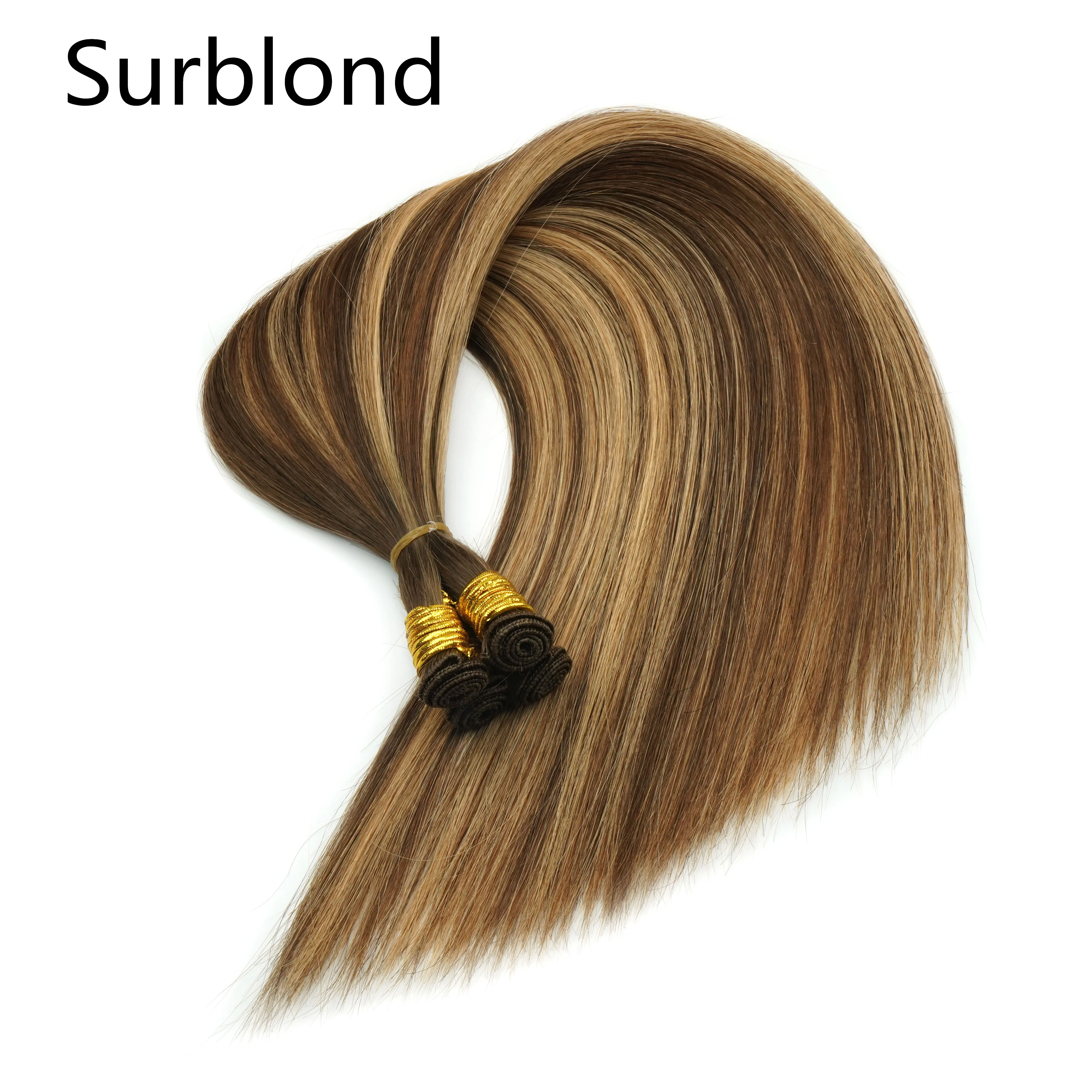 Top Quality Raw Virgin Mink Brazilian Cuticle Aligned Hair Bundles  hand tied weft Wholesale 100 Remy Human Hair extension