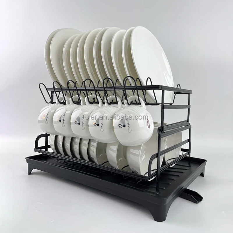 2024 Newest Sink Dish Dryer Rack Kitchen Items Cutlery Storage Holders Racks Kitchen Dish Drain Rack