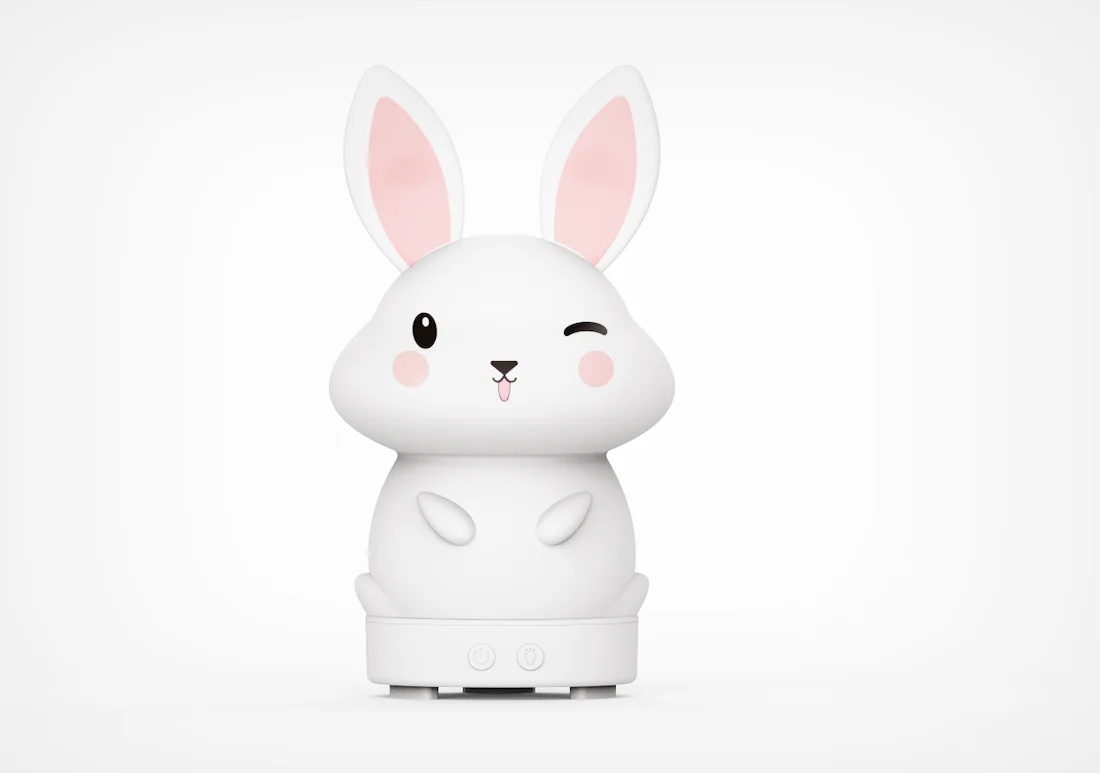 baby diffuser kids cute oil diffusers panda bear bunny kitten cat shape timer setting ceramic aroma diffuser for kids