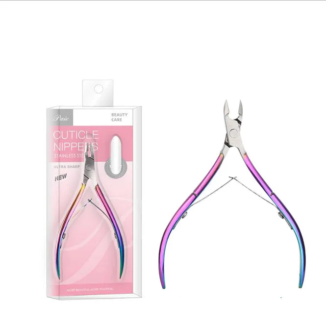 Professional Beauty Care Tools Stainless Steel Double Spring Cuticle Nipper D501 Nail Salon Special Exfoliating Dead Skin Pliers
