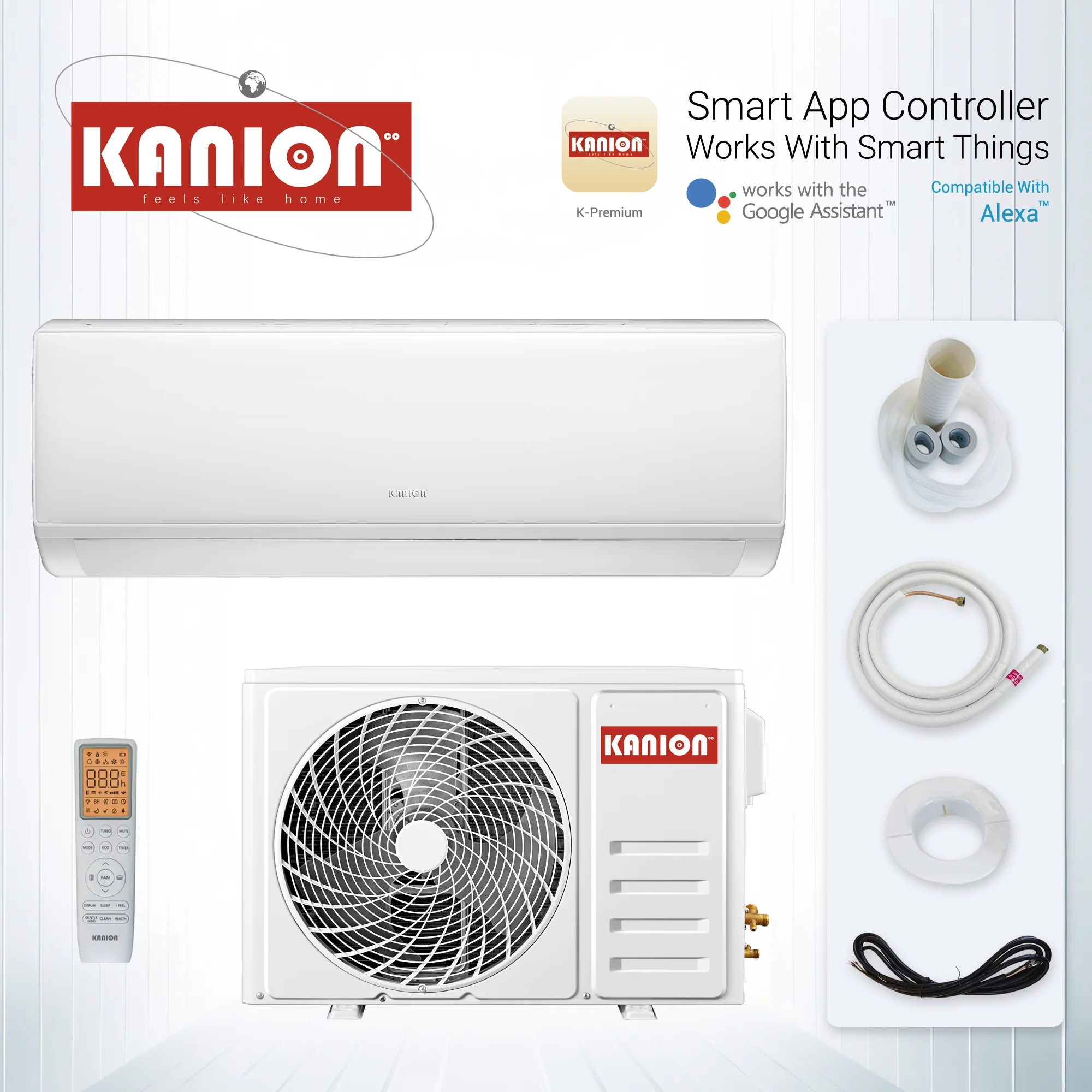 KANION R410A Refrigerant Minisplit AC 50Hz 60Hz Inverter Mini Split Air Conditioner