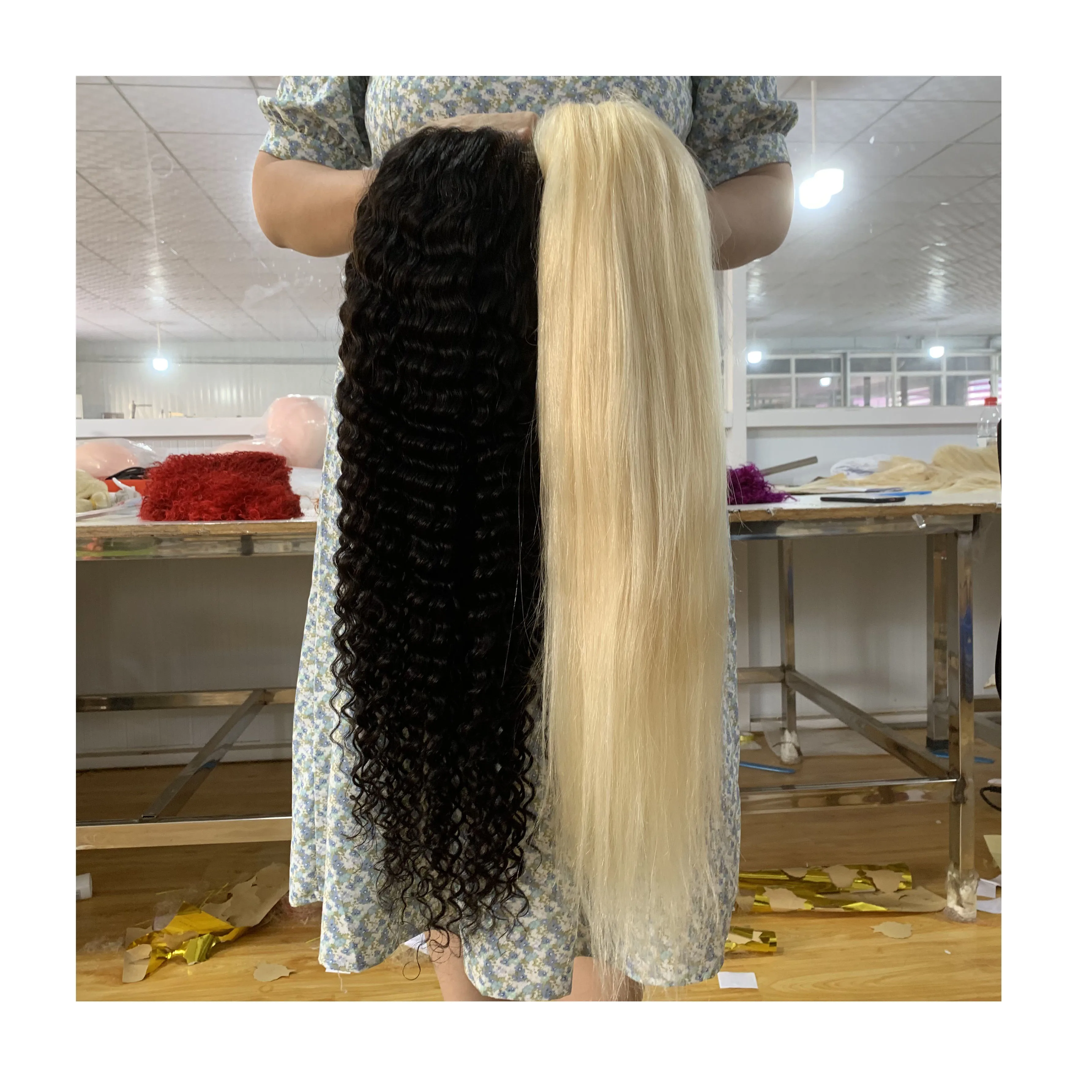 Оптовая продажа, парик из человеческих волос 613 HD Full Lace, Платиновый светлый 613 прозрачный парик на сетке спереди, 13x4 13x6 613 натуральный парик на сетке спереди