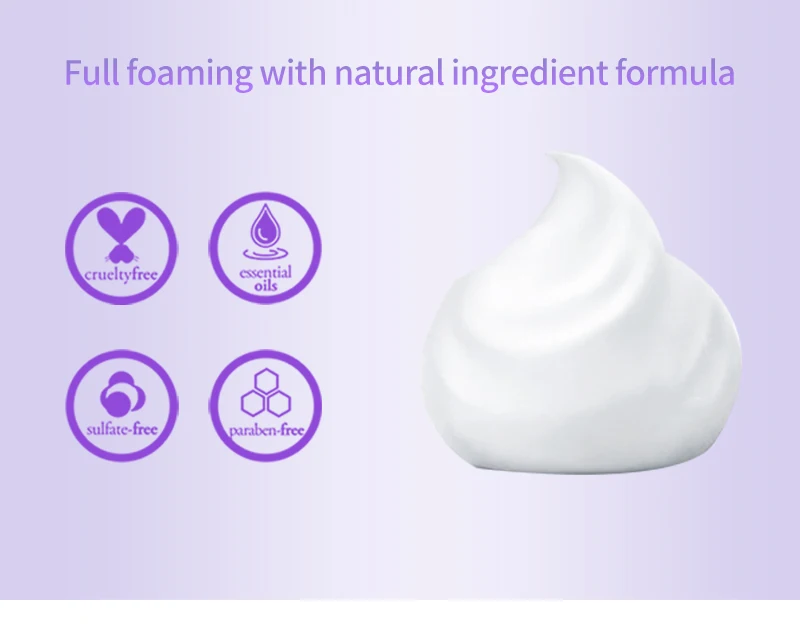 Private label professional add shiny and define wave curls styling foam mousse hair products for ladies