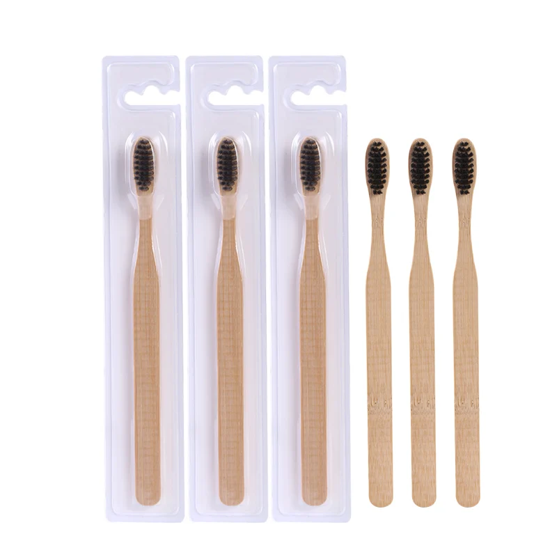 Manufactures soft bristle bamboo toothbrush can customized logo for adult bamboo toothbrush