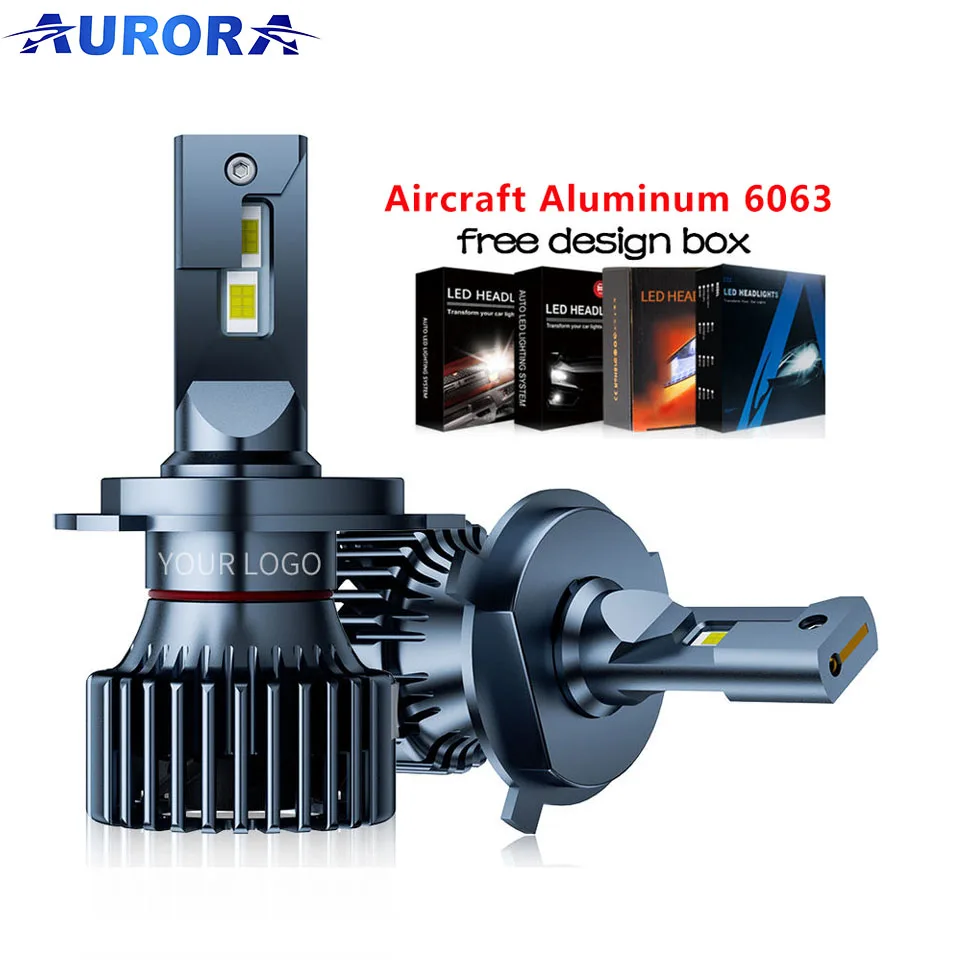 Super Bright 22000 Lumen 90w Auto H7 H4 Led Fan Auto 9005 9006 H7 H4 Car H11 LED Headlight