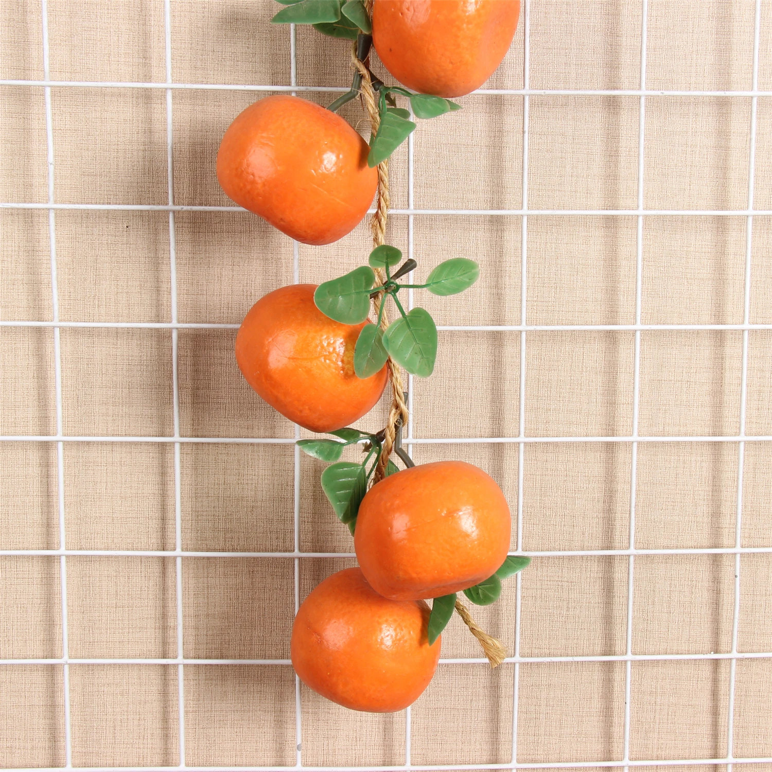 Wholesale Artificial Tangerine Strings Simulated Fruit And Vegetable Hanging Strings Home Garden Decoration Photography Props