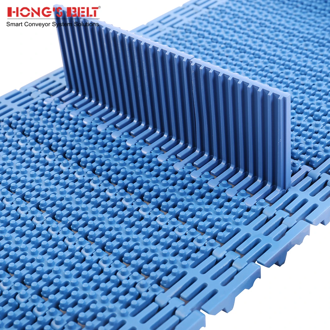 HONGSBELT HS-103B-HD-AN Flush Grid Top belt Plastic Modular Belt Replacement Series 800 Flush Grid Nub Top