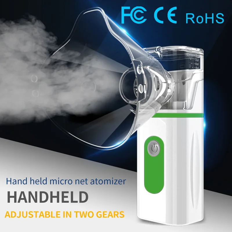 Mute Mini Usb Portable Inhaler Mesh Nebulizer Cough Drug Atomizer Evaporator Nebulizer Machine