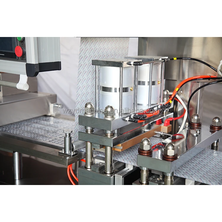 DPP420 Automatic High Speed Eyemark Servo Motor Camera Inspection Blister Packing Machine For Tablet Capsule Liquid Jam Sauce