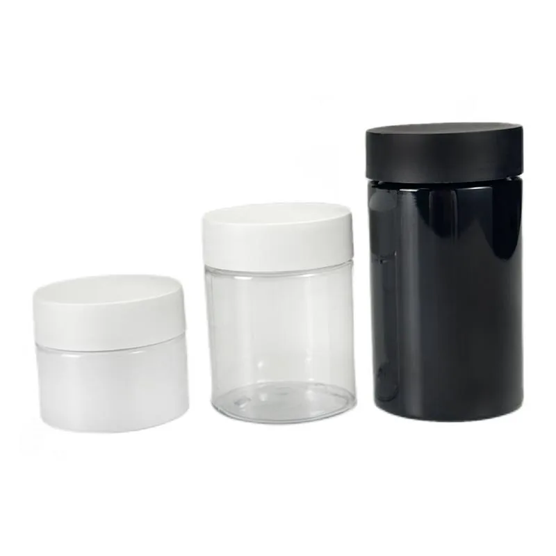 Hot Sale 4oz 6oz 120ml PET Plastic Bottle with CR Cap Cosmetic Jar for Cream Cosmetic Packaging Containers