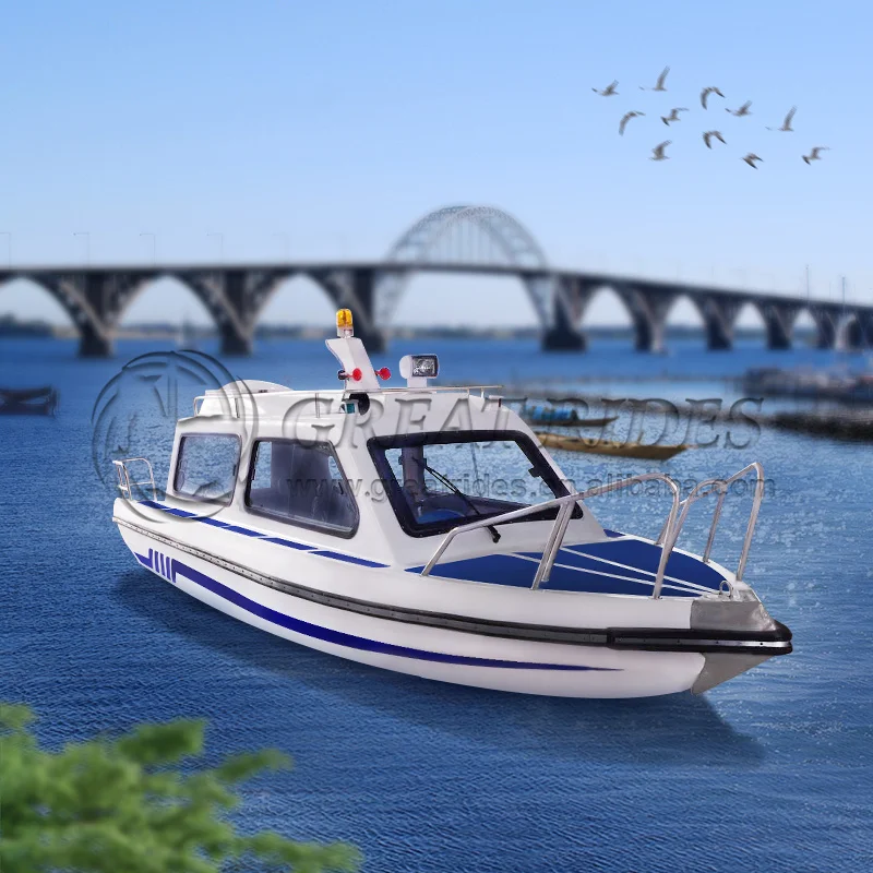 Customized Luxury Sightseeing Duck Boat Yacht Eco-Friendly Fishing Boat Yacht for Ocean Water