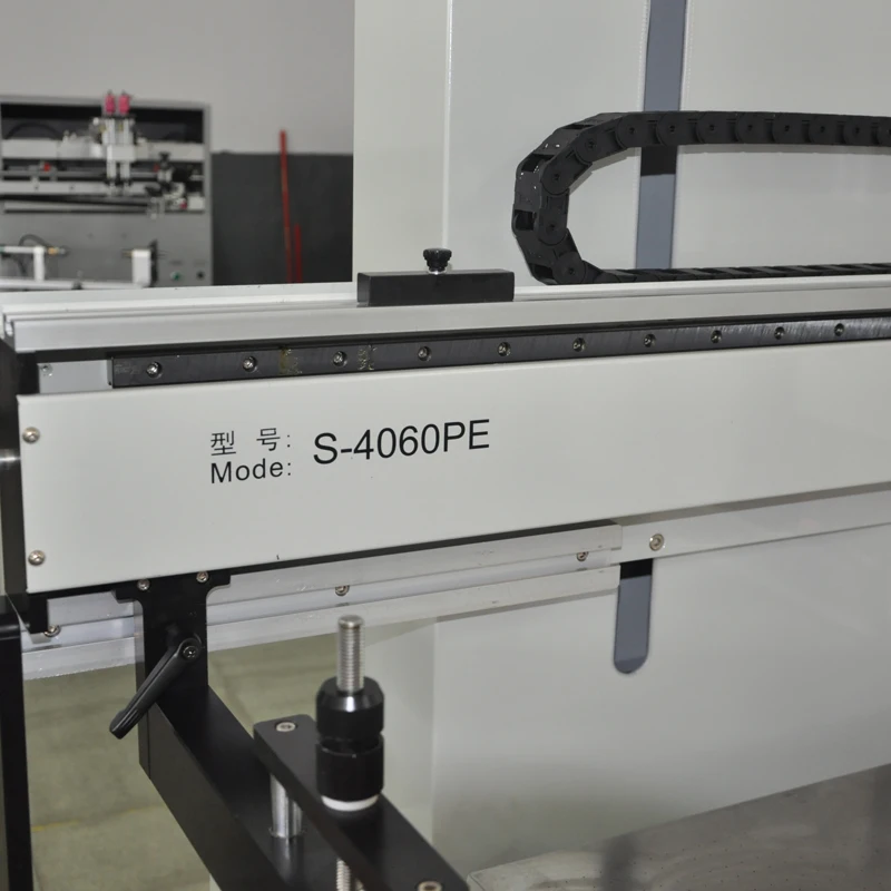 S-4060P  Semi Automatic Flat vacuum Screen Printer For T-shirt Tag Yoga Mat Mouse Mat pizza box carton box pcb board pet film