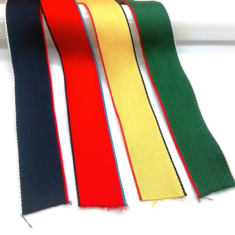 High Tenacity And Non-Dusty Polyester Herringbone Ribbon Webbing Woven Tape Wording