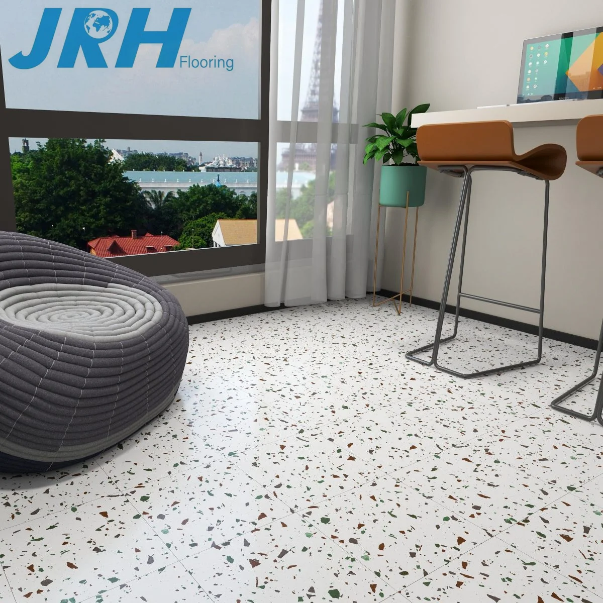 SPC flooring 7mm waterproof 5mm oa k lock click price 6mm 8mm glue down