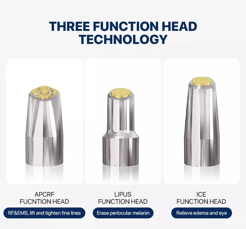 Electronic Home Use Eye Black Bag Removal EMS Ultrasonic Skin Rejuvenation RF Massage Radio Frequency Machine