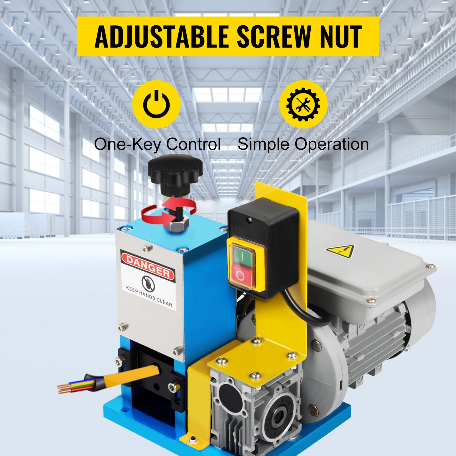 Electric automatic copper wire stripper wire cutter stripper