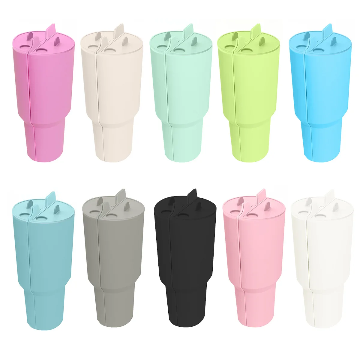 High quality and reusable 40oz inner cup 2in1 separator suitable for 40oz car cups to enjoy a variety of delicious food at once