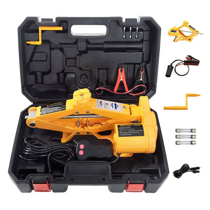 Ananke Tools 12V Electric Scissor Jack Hydraulic jack Electric Car Jack Set