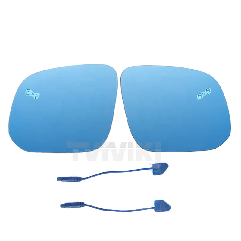 Side Rearview Mirror Blue Glass Lens with blind spot assist detection system For Chevrolet Colorado 2015-2020 anti glare BSA