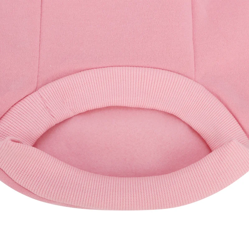 Wholesale Cotton Custom print Dog Clothes Sweater  Colorful Blank Dog Hoodie