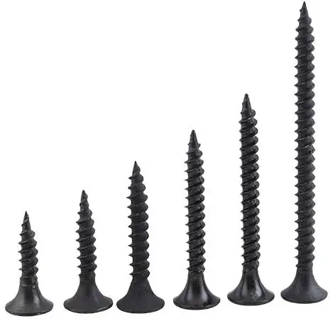 Good Price 60mm70mm 80mm 90mm 120mm Drywall Black Phosphate Screw White for Metal and Wood Pakistan India