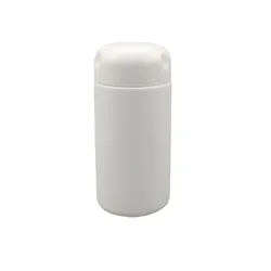 Hot-selling 180CC white HDPE medicine plastic round  bottle for health products and vitamin capsule