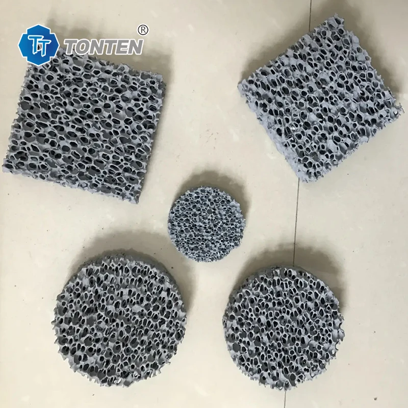 High Quality Ceramic Foam Filter For Aluminum Casting Fine Pore Structure High Filtration Efficiency