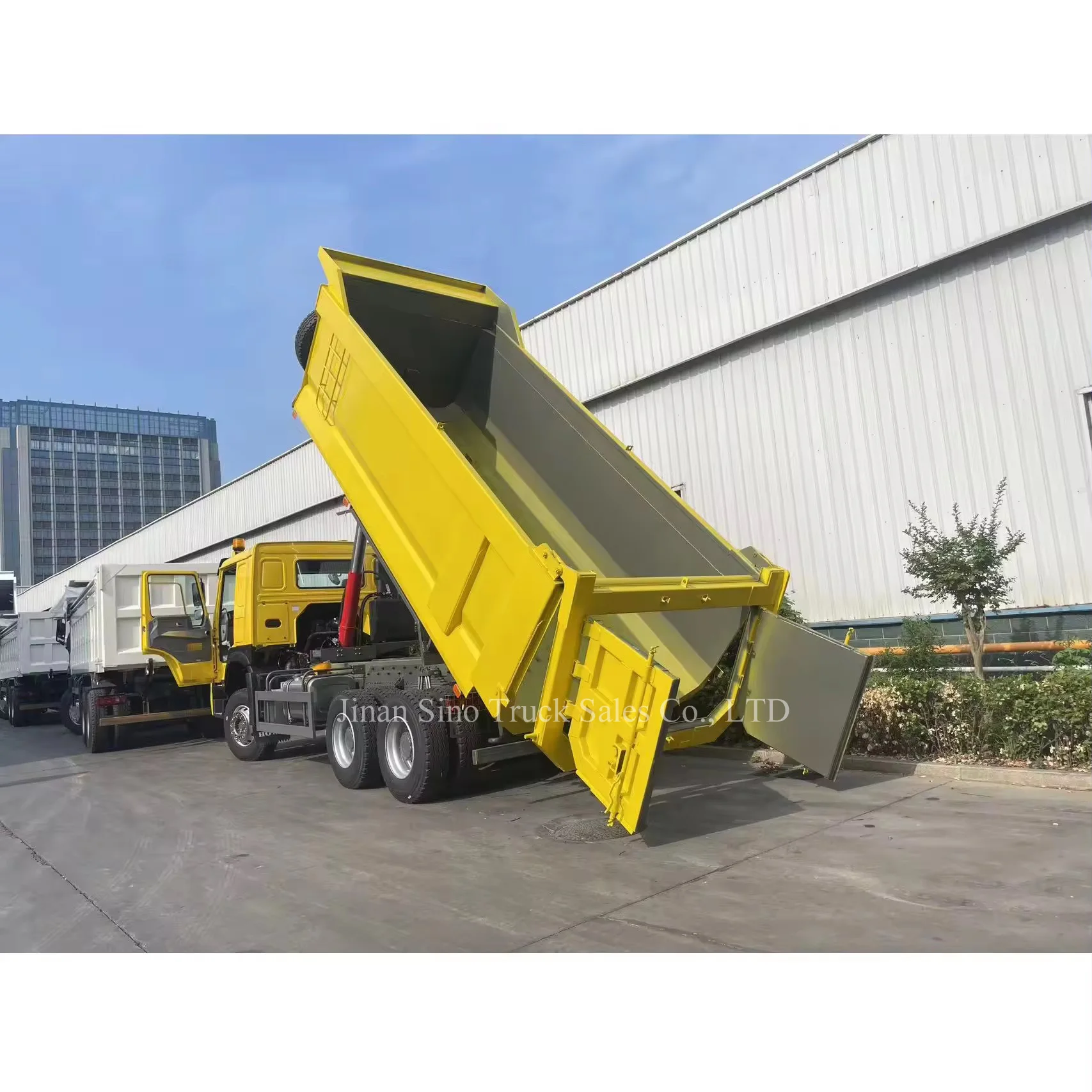 2024 New dump truck howo u shape bucket 380hp diesel tipper truck price