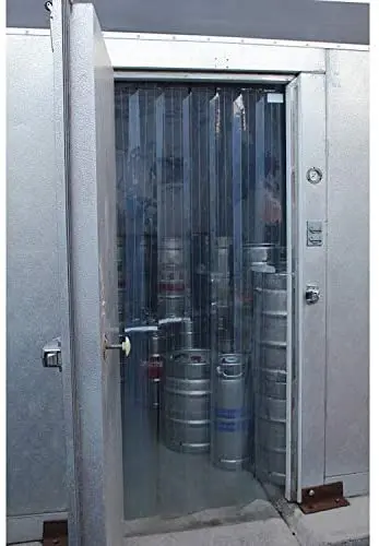 Cold Room 3m Length 2mm Thickness 20cm Width Clear PVC Strips Transparent Curtains